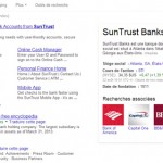 Knowledge Graph de SunTrust Banks, une banque dont le siège social est situé à Atlanta.