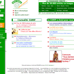 Design du site camif.fr en 2000