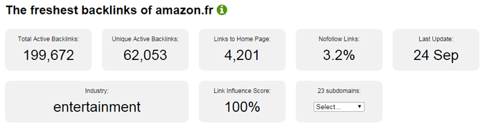 Trouver des Backlinks avec le site Openlinkprofiler