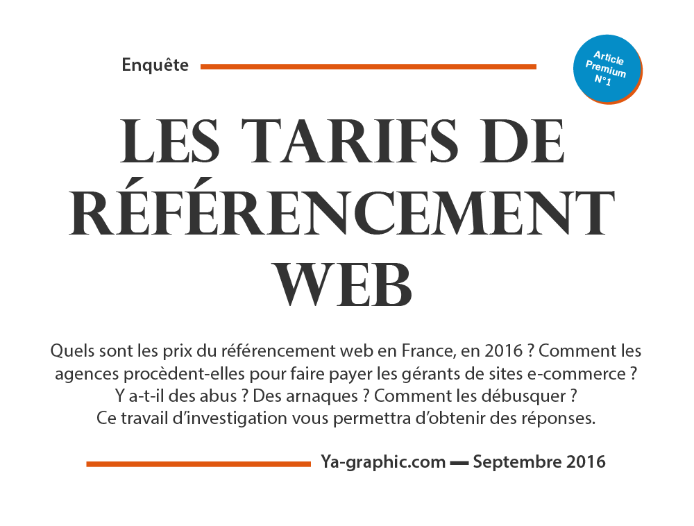 Les Tarifs de Référencement Web en France en 2016