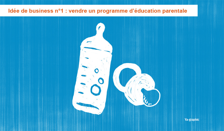 Idée de business n°1: vendre un programme d’éducation parentale. Ya-graphic