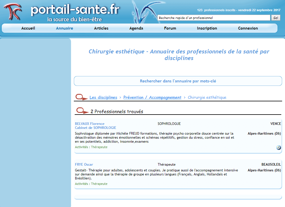 Portail santé