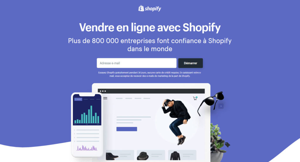 Créer une boutique en ligne avec Shopify