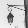 Photo street lamp black and white Lightroom presets