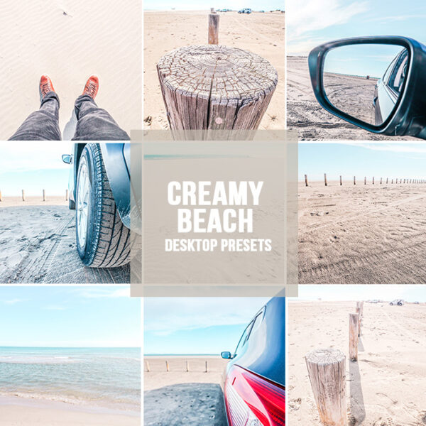 Creamy Beach Lightroom presets desktop